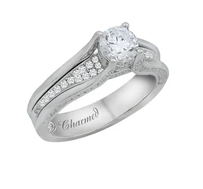 Charmed By Richard Calder 1.24CTW Diamond Engagement Ring