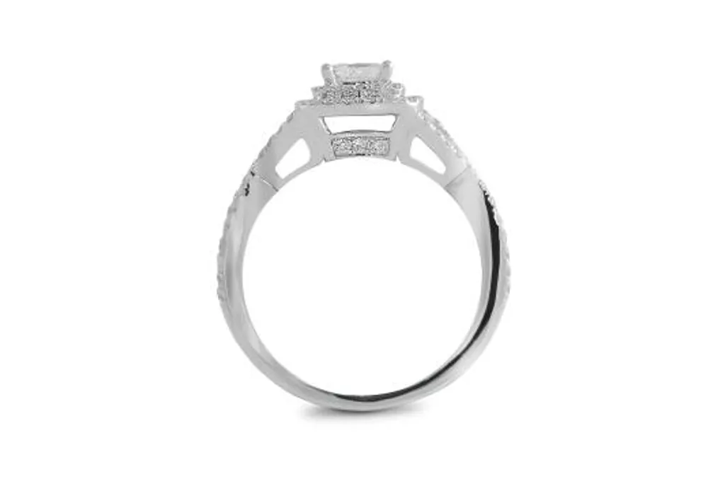 Charmed By Richard Calder 1.12CTW Diamond Engagement Ring