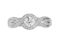 Charmed By Richard Calder 0.95CTW Diamond Engagement Ring