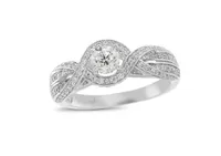 Charmed By Richard Calder 0.95CTW Diamond Engagement Ring