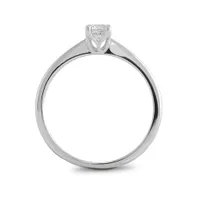 Glacier Fire Canadian Diamond 0.23CT Petal Solitaire