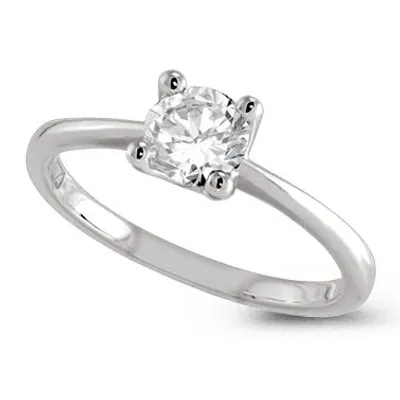 Glacier Fire 0.50CT Petal Solitaire Ring