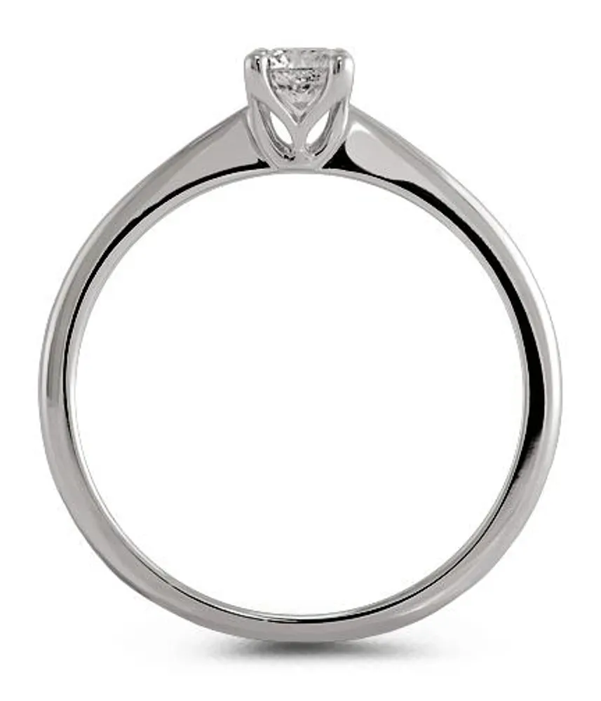 Glacier Fire 0.50CT Petal Solitaire Ring