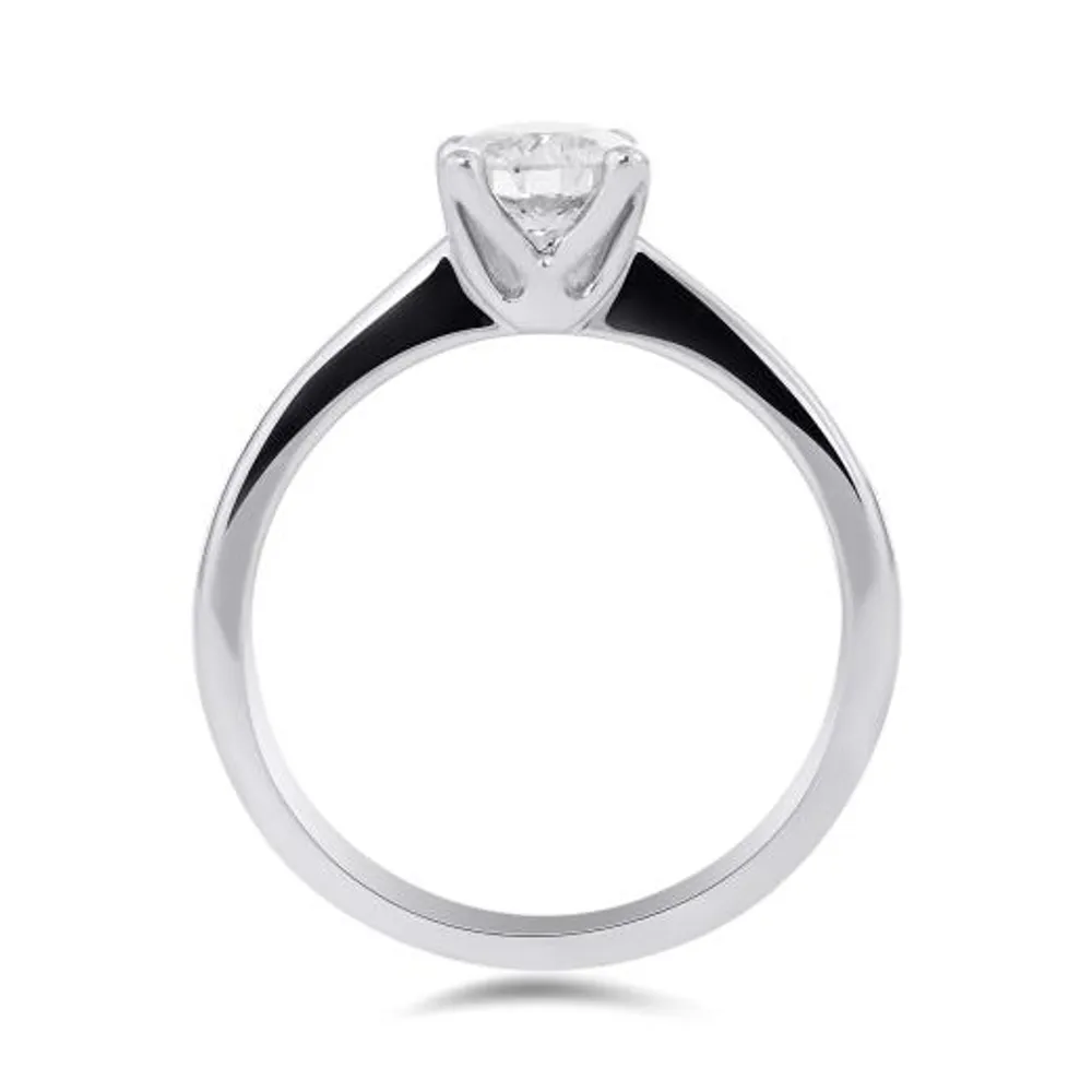 Glacier Fire 0.70CT Petal Solitaire Ring