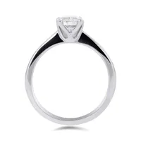 Glacier Fire 0.70CT Petal Solitaire Ring