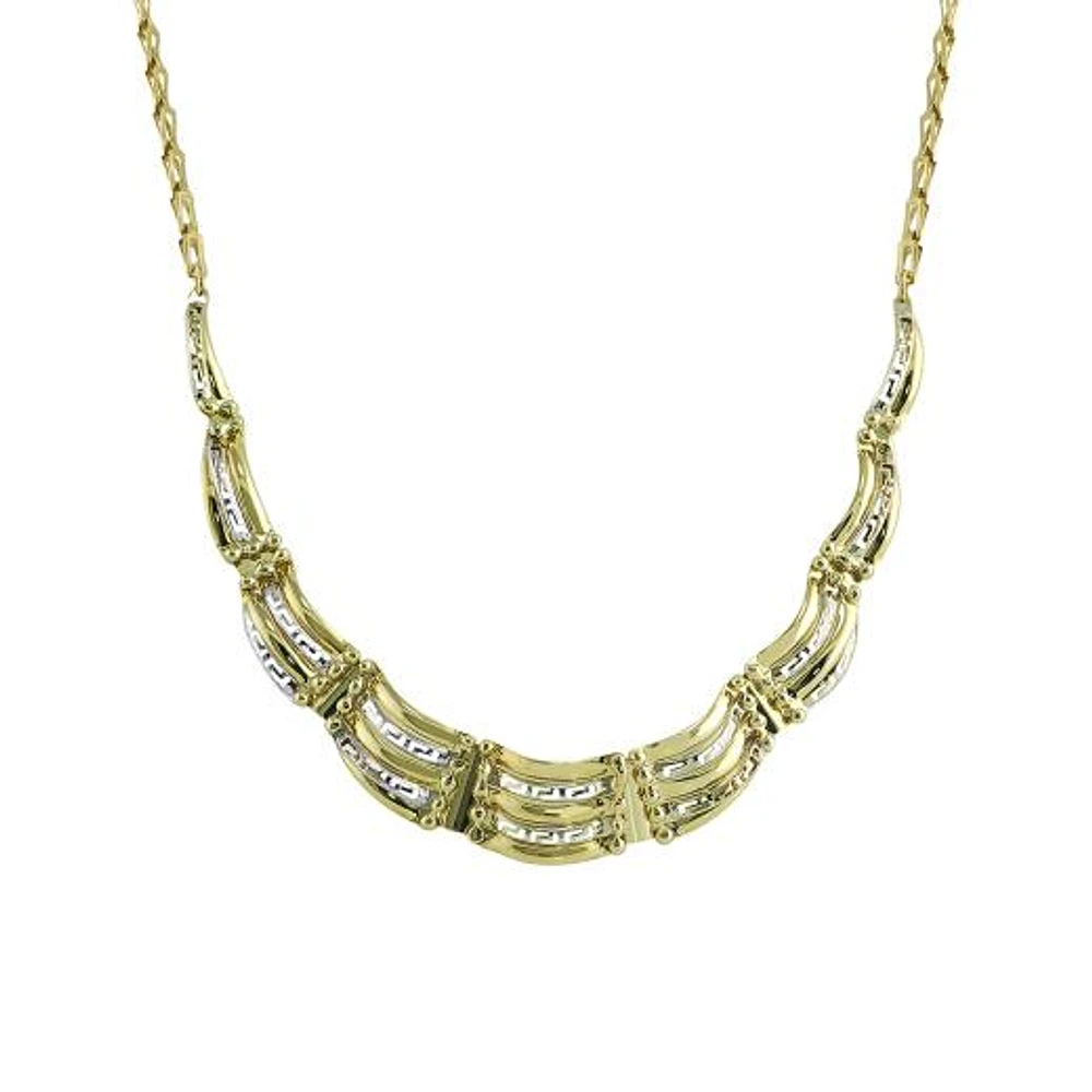 10K Two-Tone Gold Necklace