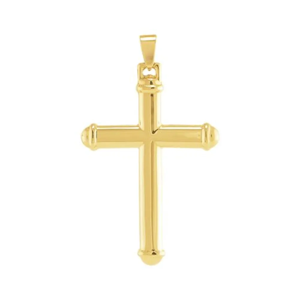 10K Yellow Gold Cross Pendant