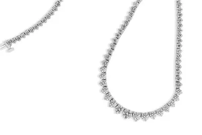 Glacier Fire 7.27CTW Diamond Necklace