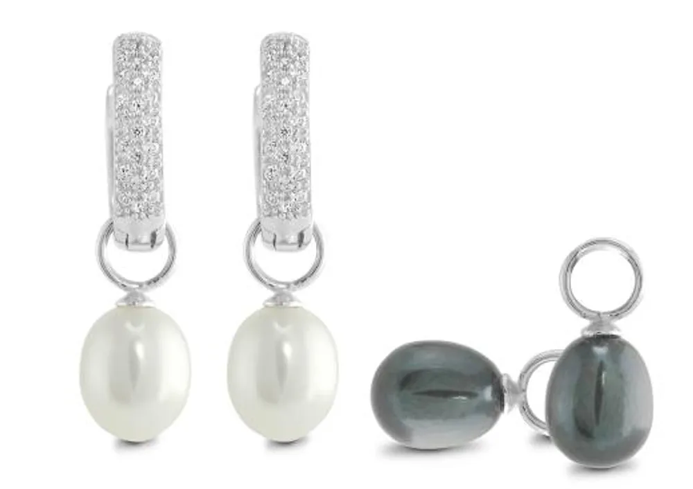 Sterling Silver Freshwater Pearl Earrings