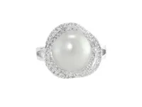 Sterling Silver Freshwater Pearl Ring