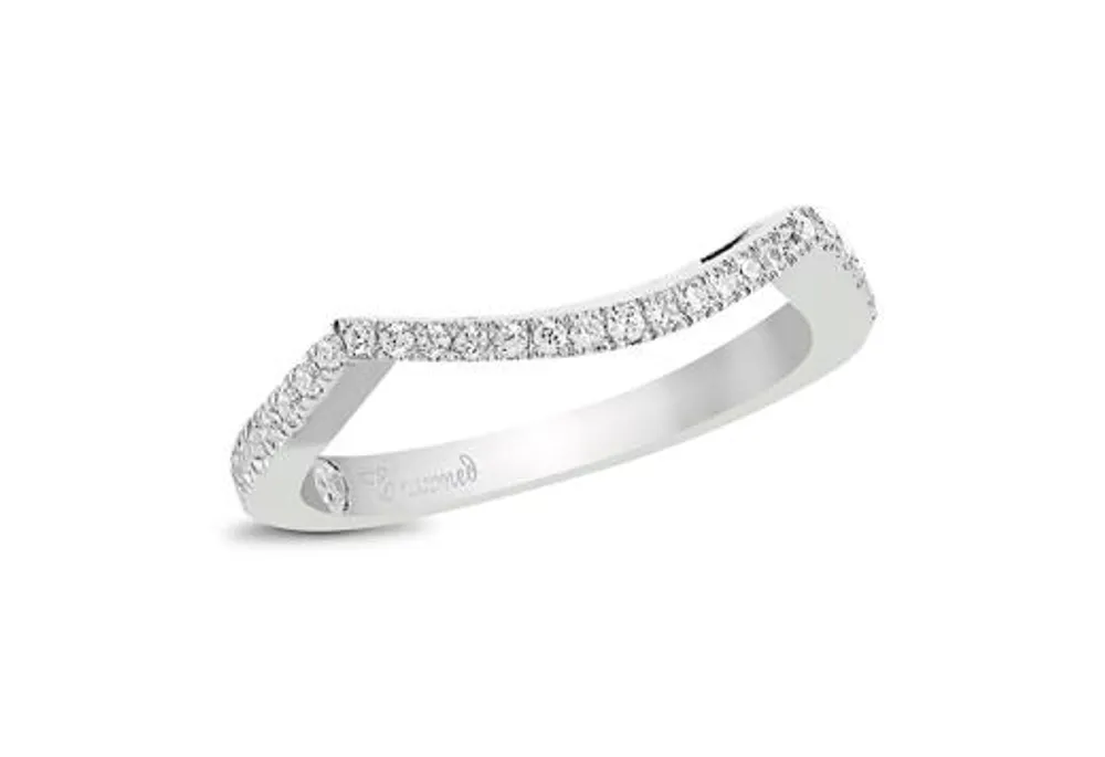 Charmed By Richard Calder White Gold 0.28CTW Diamond Wedding Band