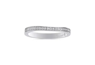 Charmed By Richard Calder 0.15CTW White Gold Diamond Wedding Band