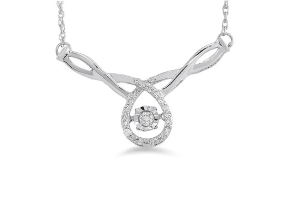 Dancing Diamond 0.14CTW Necklace