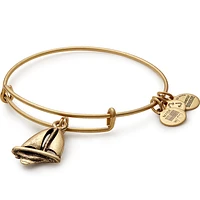 Alex and Ani Sailboat Charm Bangle