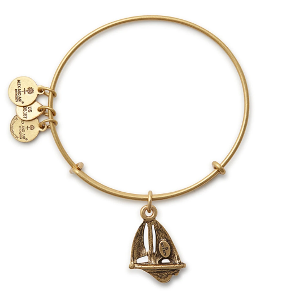 Alex and Ani Sailboat Charm Bangle