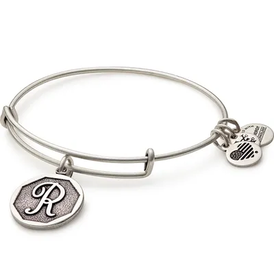 Alex and Ani Initial R Charm Bangle