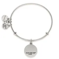 Alex and Ani Initial V Charm Bangle