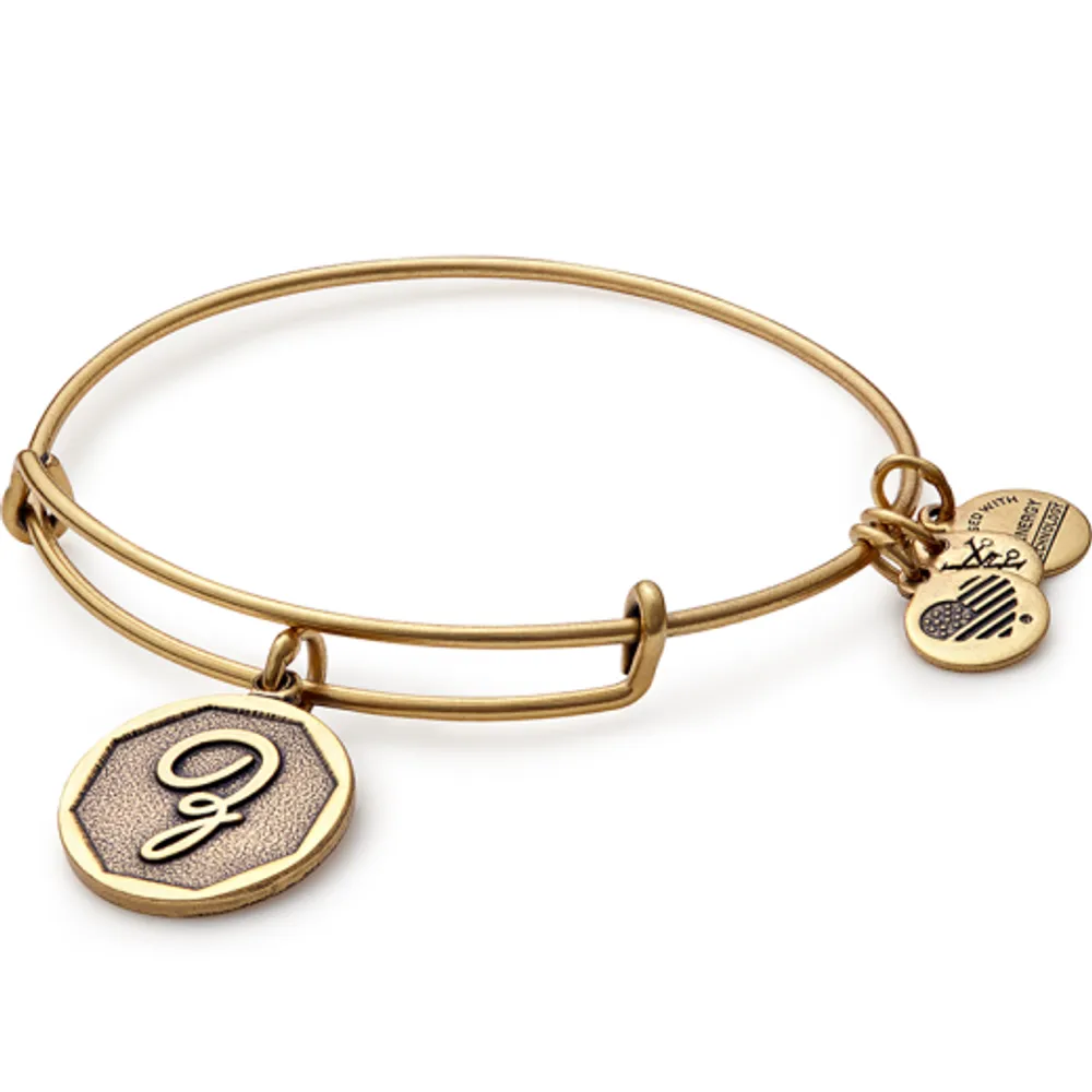 Alex and Ani Initial Z Charm Bangle