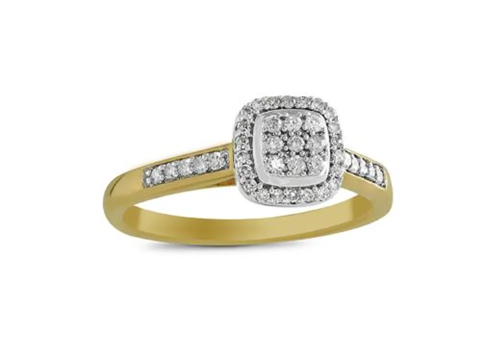 10K Yellow Gold Promise Ring