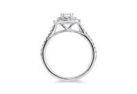 14K White Gold 1.00CTW Diamond Bridal Set