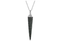 Sterling Silver Arrow Midnight Pendant