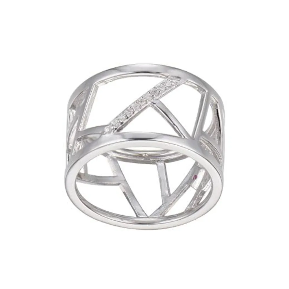 Elle Cubic Zirconia Band Ring