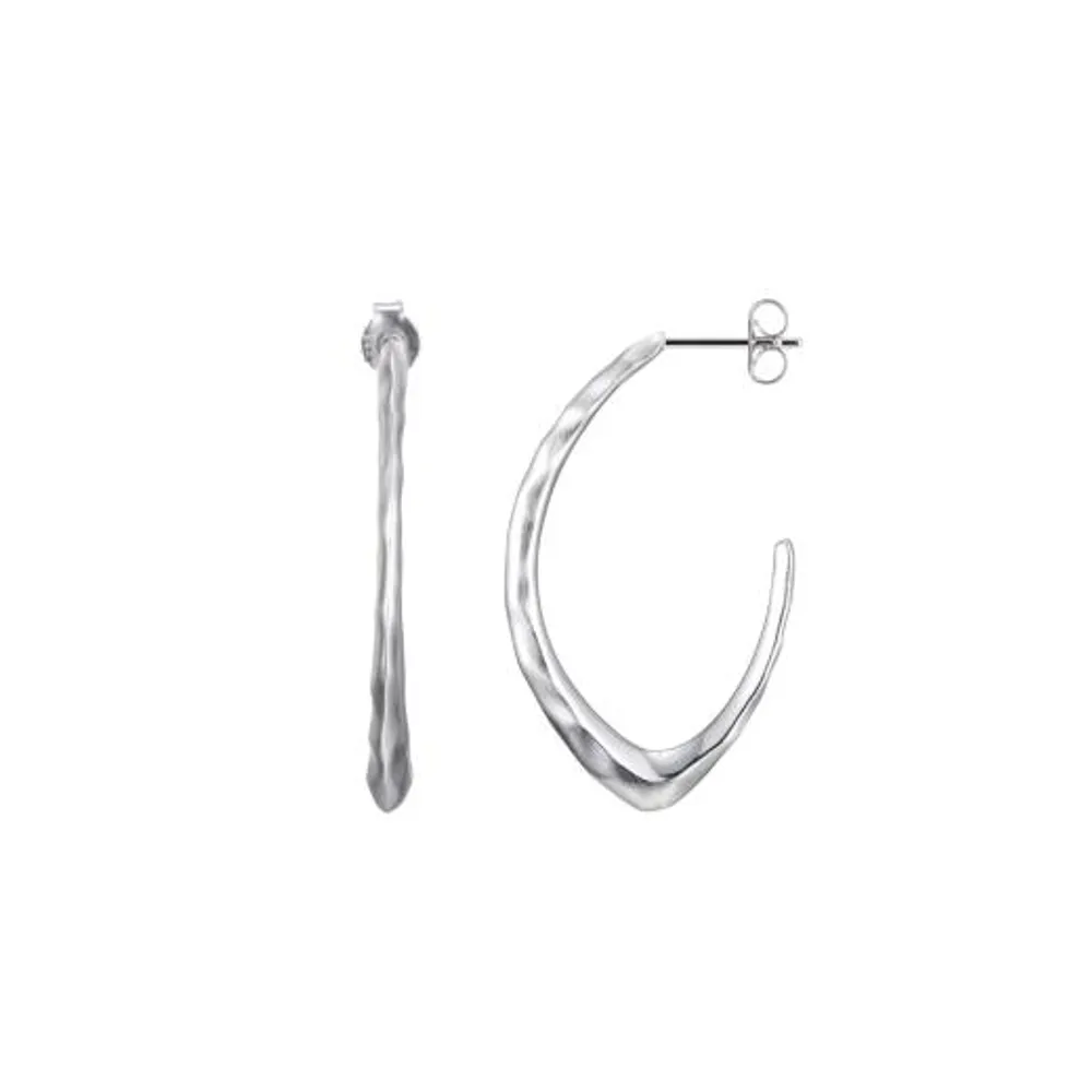 Elle Marquise Half Hoop Earring