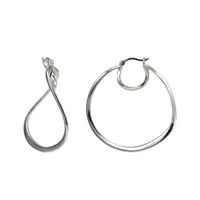 Elle Twist Hoop Earring