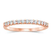 14K Rose Gold 0.25CTW Diamond Band