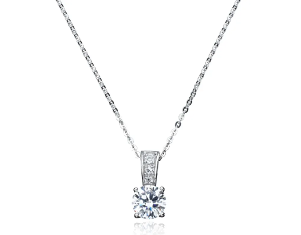 Crislu Classic Accented Brilliant Pendant