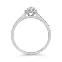 My Diamond Story 14K White Gold Bridal Ring 0.40CTW