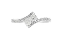 14K White Gold 0.40CTW Everlove Ring