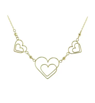 10K Yellow Gold Heart Necklace