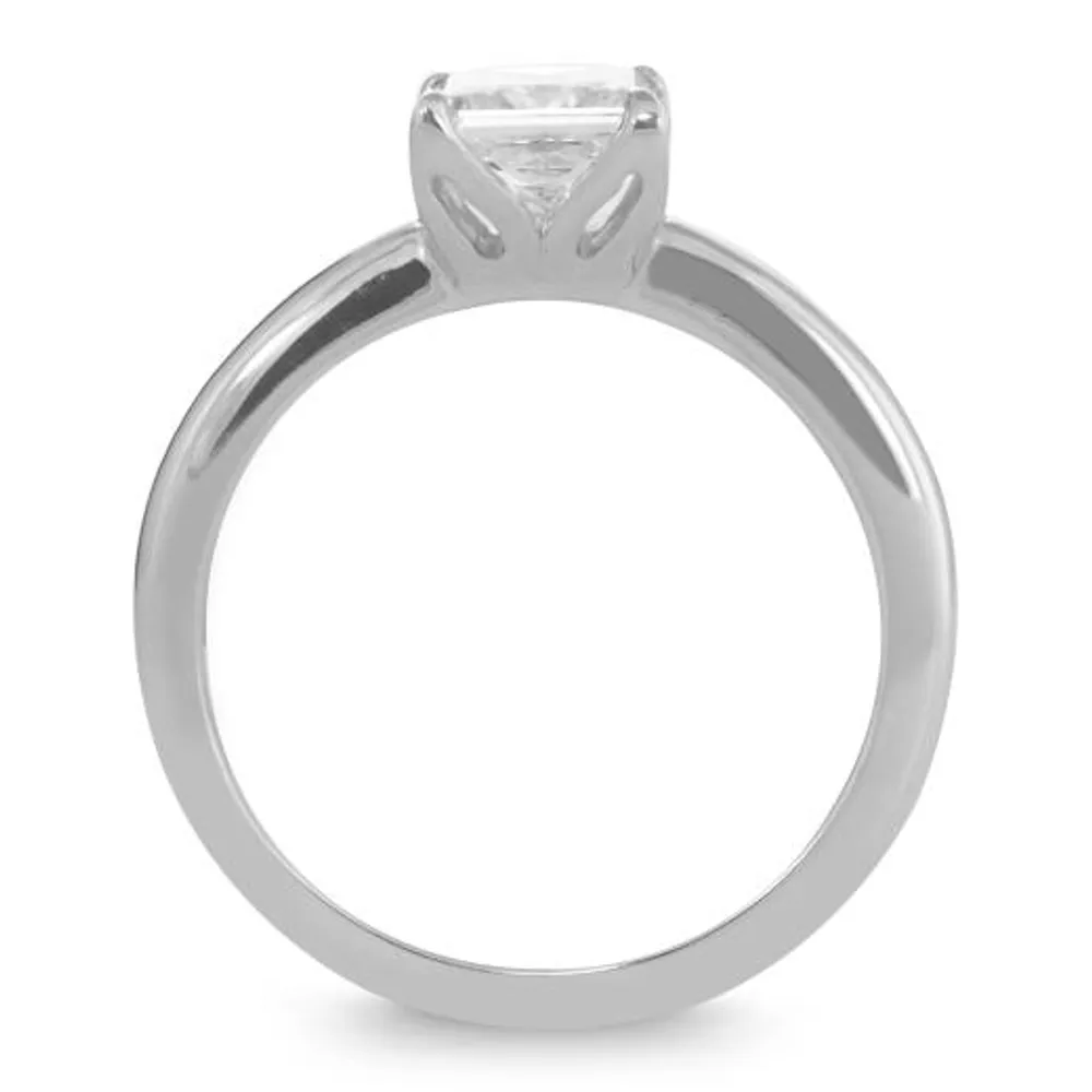 Glacier Fire 14K White Gold 1.00CT Princess Cut Solitaire