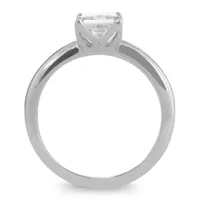 Glacier Fire 14K White Gold 1.00CT Princess Cut Solitaire