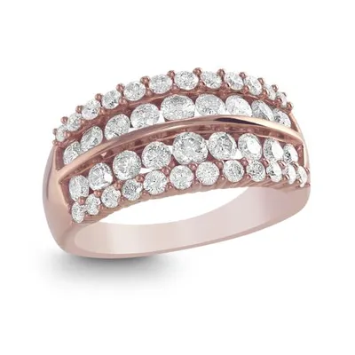 Rose Gold 1.50CTW Diamond Band