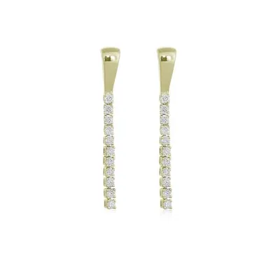 Line of Love 0.32CTW Diamond Earrings