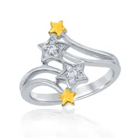 Enchanted Disney Tinker Bell 0.10CTW Diamond Ring