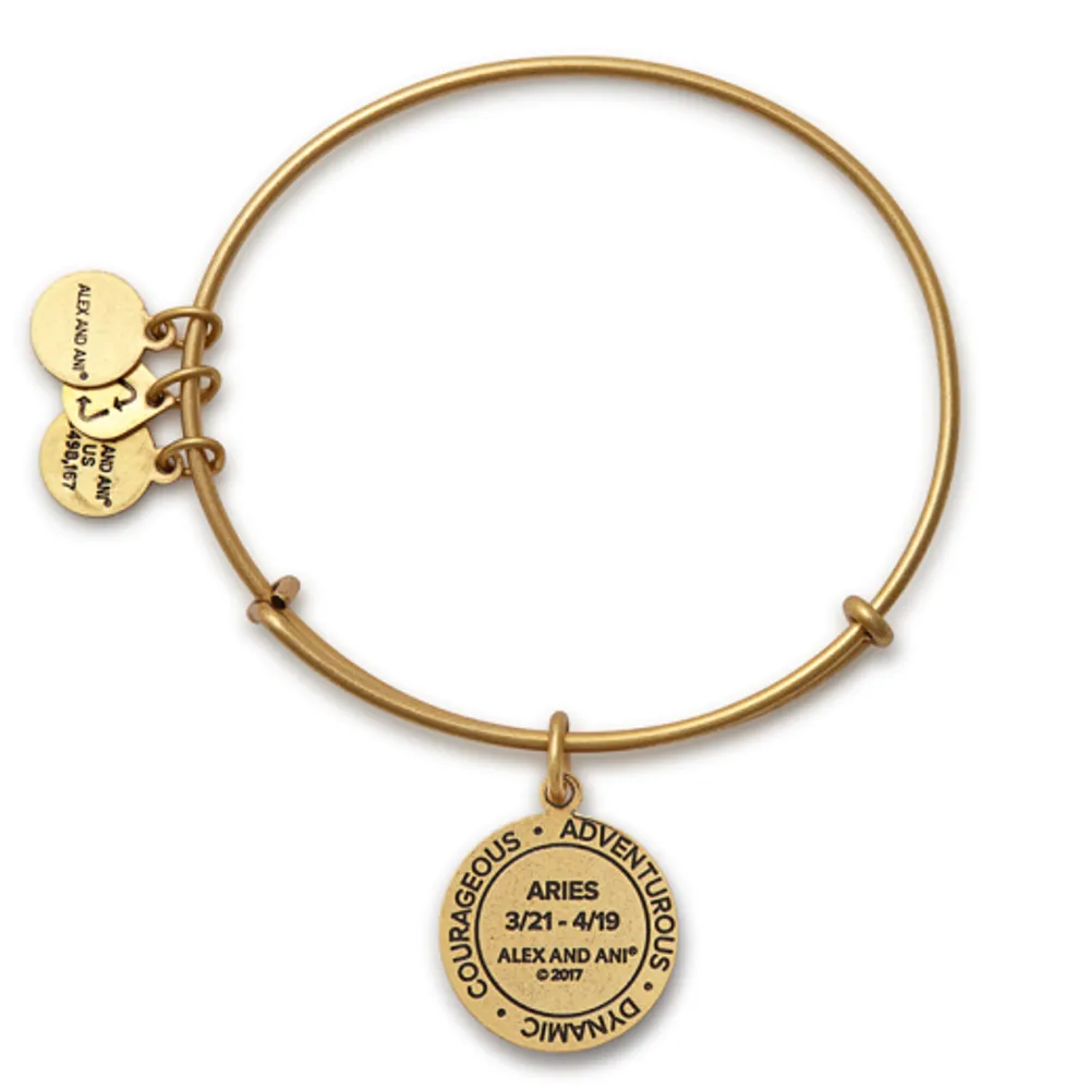 Alex and Ani Aries Charm Bangle