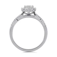 My Diamond Story 14K White Gold 0.75CTW Bridal Ring