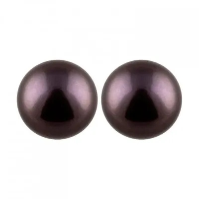 Large Pearl Stud Earrings