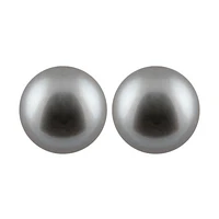 Large Pearl Stud Earrings