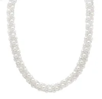 Braided Pearl Necklace