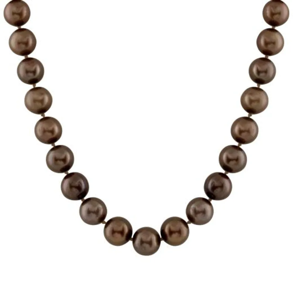 Chocolate Pearl Necklace