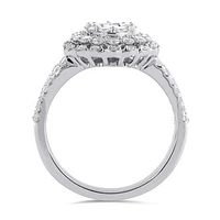 14K White Gold 1.75CTW Bridal Ring