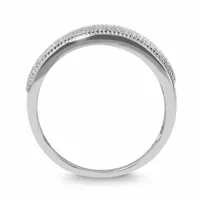 Sterling Silver 0.45CTW Diamond Fashion Ring