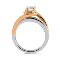 Glacier Fire Canadian Diamond 14K White and Rose Gold 0.75CTW Engagement Ring