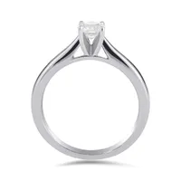 14K White Gold Serenade 0.23CT Solitaire Engagement Ring