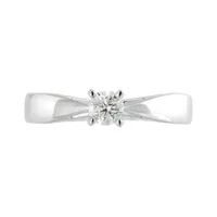 14K White Gold Serenade 0.40CT Solitaire Engagement Ring