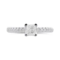 Charmed By Richard Calder 14K White Gold 0.74CTW Diamond Bridal Ring